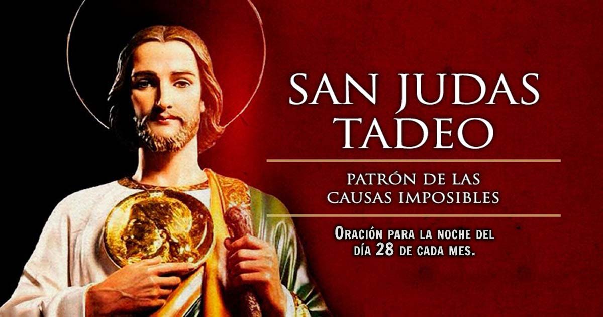 Oracion para la noche del dia 28 de cada mes.